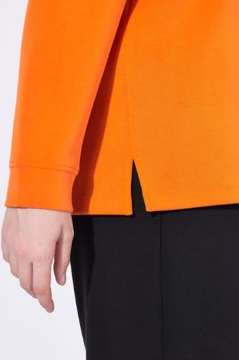 Plus size veliki brojevi Majica s vezanjem na ovratniku za punije