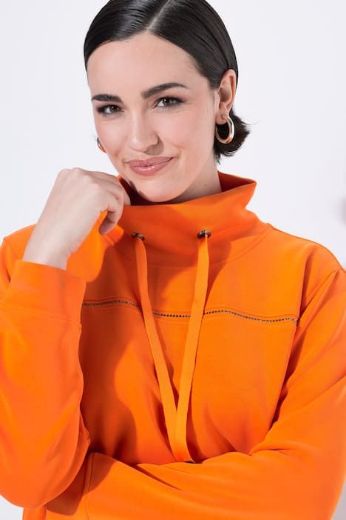 Plus size veliki brojevi Majica s vezanjem na ovratniku za punije