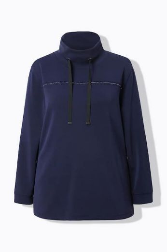 Plus size veliki brojevi Majica s vezanjem na ovratniku za punije