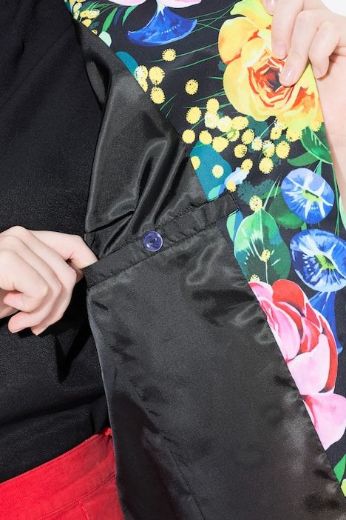 Plus size veliki brojevi Sako lagani cvjetnog printa za punije