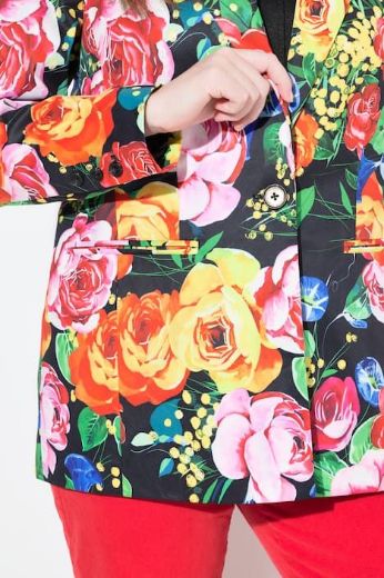Plus size veliki brojevi Sako lagani cvjetnog printa za punije