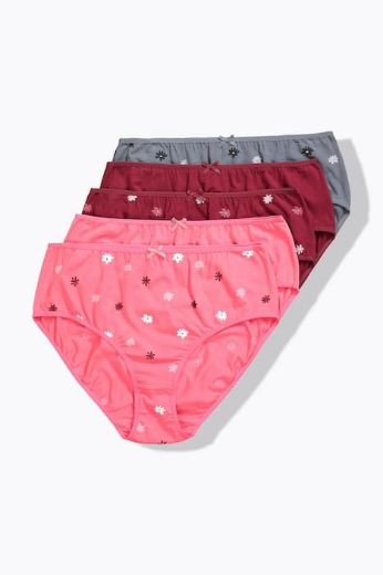 Plus size veliki brojevi Gaćice midi  5 komada za punije