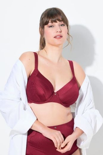 Plus size veliki brojevi Grudnjak sa žicom mekanih košarica  od satena i čipke za punije