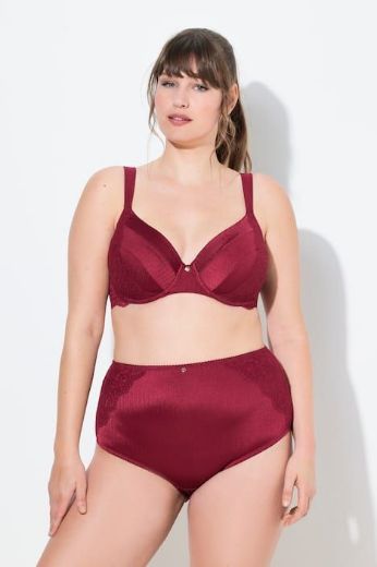 Plus size veliki brojevi Grudnjak sa žicom mekanih košarica  od satena i čipke za punije