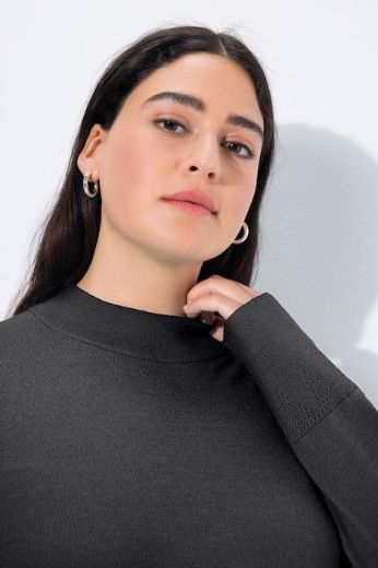 Plus size veliki brojevi Pulover povišenog ovratnika za punije