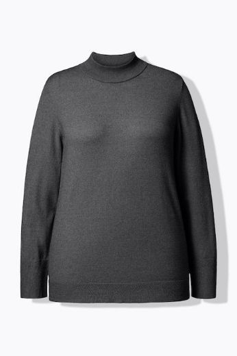 Plus size veliki brojevi Pulover povišenog ovratnika za punije