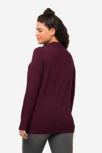 Plus size veliki brojevi Pulover povišenog ovratnika za punije