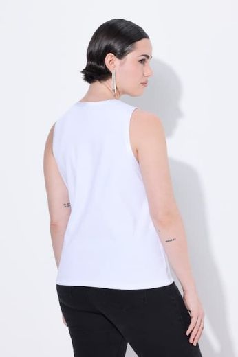 Plus size veliki brojevi Majica bez rukava uskog kroja za punije