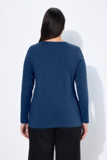 Plus size veliki brojevi Majica dugi rukavi okrugli izrez za punije