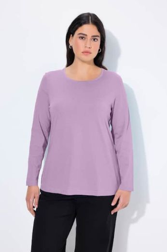 Plus size veliki brojevi Majica dugi rukavi okrugli izrez za punije