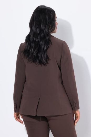 Plus size veliki brojevi Sako s kosim džepovima za punije