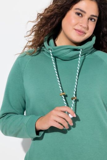 Plus size veliki brojevi Majica sportska s rol kragnom za punije