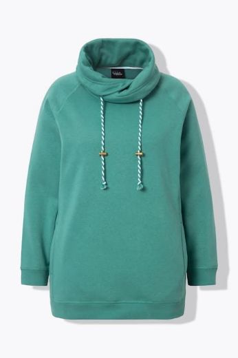 Plus size veliki brojevi Majica sportska s rol kragnom za punije