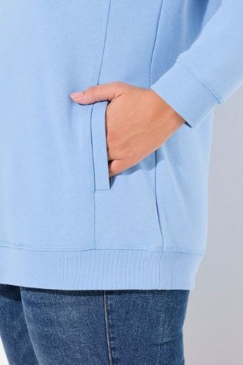 Plus size veliki brojevi Majica sportska s rol kragnom za punije