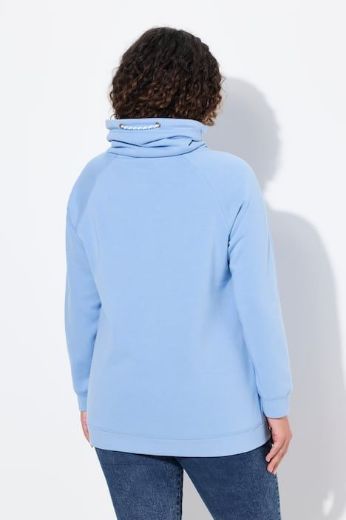 Plus size veliki brojevi Majica sportska s rol kragnom za punije