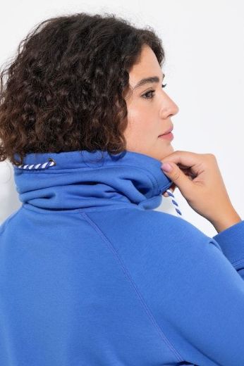 Plus size veliki brojevi Majica sportska s rol kragnom za punije