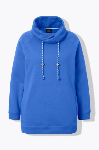 Plus size veliki brojevi Majica sportska s rol kragnom za punije