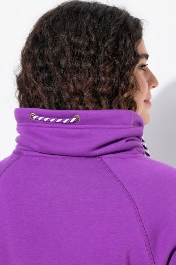 Plus size veliki brojevi Majica sportska s rol kragnom za punije