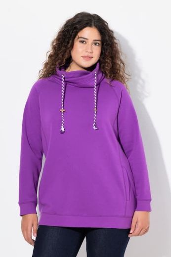 Plus size veliki brojevi Majica sportska s rol kragnom za punije