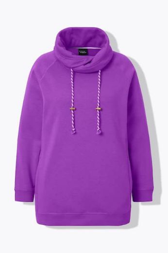 Plus size veliki brojevi Majica sportska s rol kragnom za punije