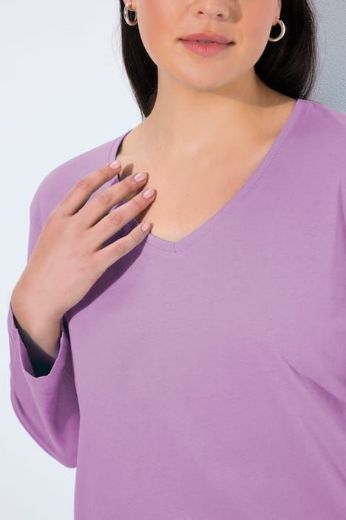 Plus size veliki brojevi Majica Basic dugi rukavi za punije