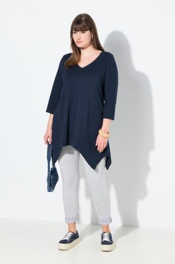 Plus size veliki brojevi Tajice s čipkom za punije