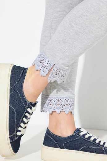 Plus size veliki brojevi Tajice s čipkom za punije