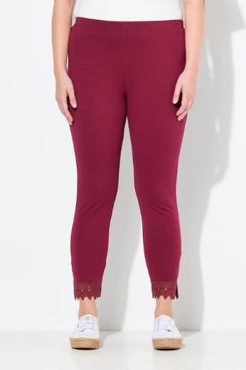 Plus size veliki brojevi Tajice s čipkom za punije