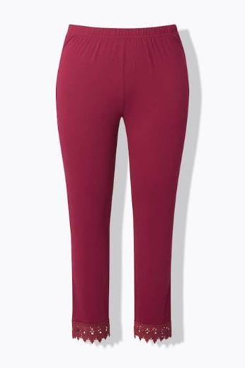 Plus size veliki brojevi Tajice s čipkom za punije