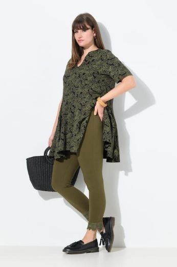 Plus size veliki brojevi Tajice s čipkom za punije