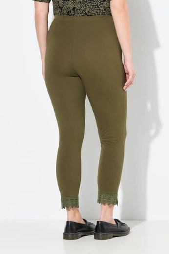 Plus size veliki brojevi Tajice s čipkom za punije