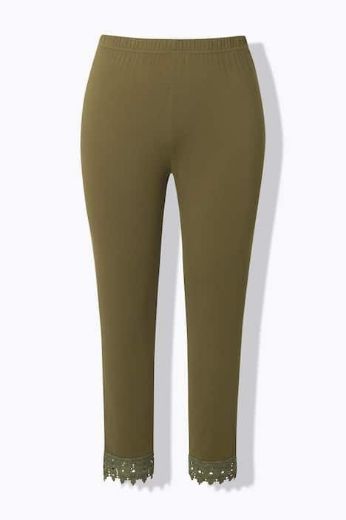 Plus size veliki brojevi Tajice s čipkom za punije