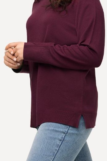 Plus size veliki brojevi Pulover s rol ovratnikom za punije