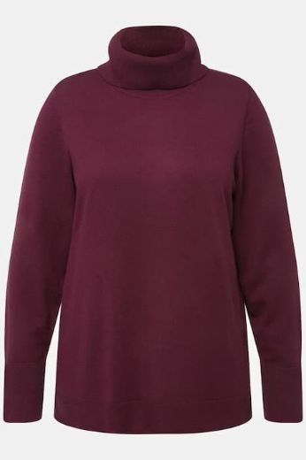 Plus size veliki brojevi Pulover s rol ovratnikom za punije