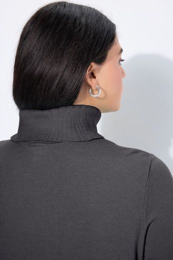 Plus size veliki brojevi Pulover s rol ovratnikom za punije