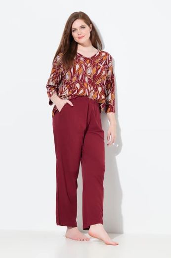 Plus size veliki brojevi Pidžama donji dio s džepovima za punije