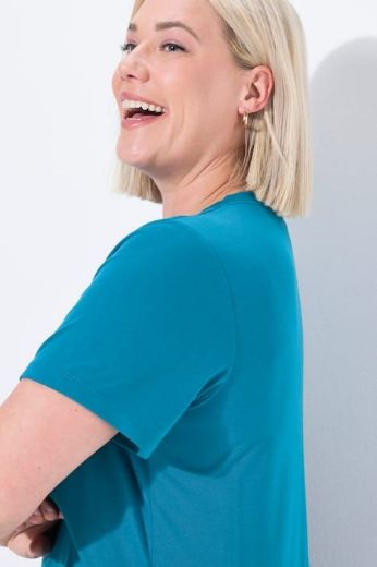 Plus size veliki brojevi Majica funkcionalna V ovratnik za punije