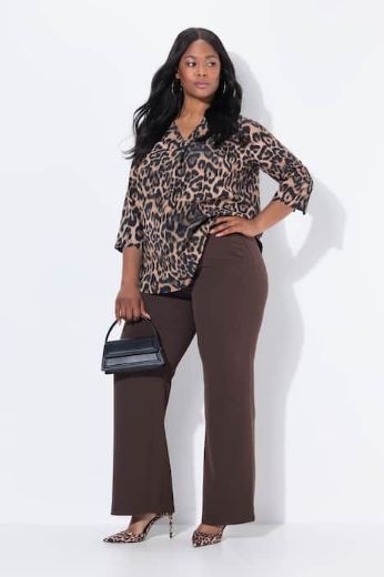 Plus size veliki brojevi Hlače šireg modela nogavica za punije