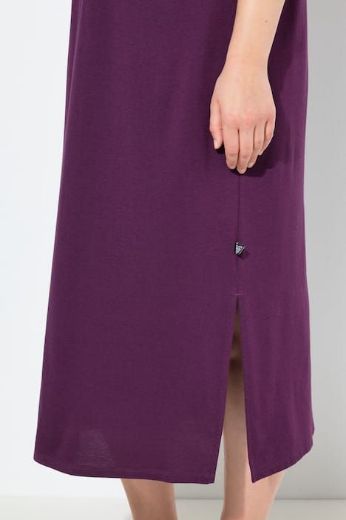 Plus size veliki brojevi Spavaćica s dodatkom ukrasne čipke na ovratniku za punije