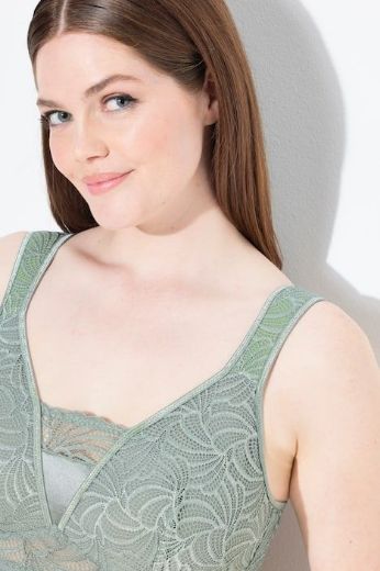 Plus size veliki brojevi Grudnjak sa širim naremenicama s dodatkom čipke za punije