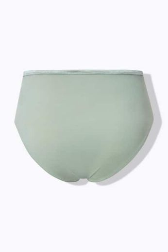 Plus size veliki brojevi Gaćice od mikrofibre s dodatkom ukrasne čipke za punije