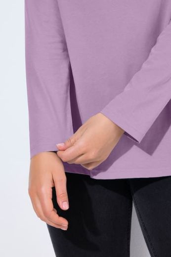 Plus size veliki brojevi Majica dugih rukava V ovratnika za punije