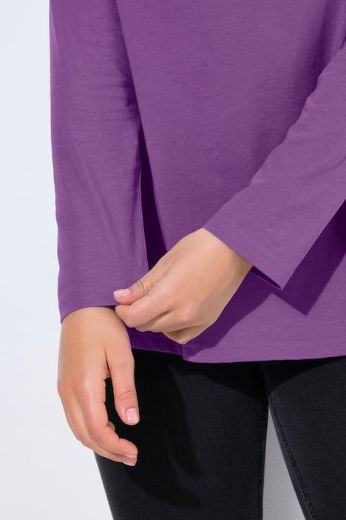 Plus size veliki brojevi Majica dugih rukava V ovratnika za punije