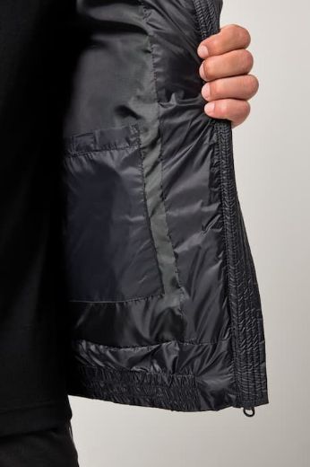 Plus size veliki brojevi Jakna prošivena s odvojivom kapuljačom za punije