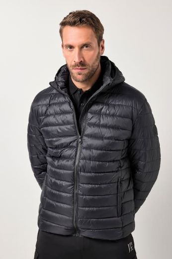 Plus size veliki brojevi Jakna prošivena s odvojivom kapuljačom za punije