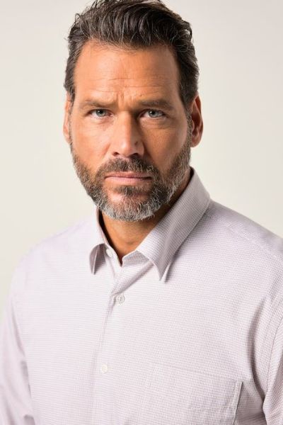 Veliki brojevi Košulja dugih rukava poslovna moda za punije