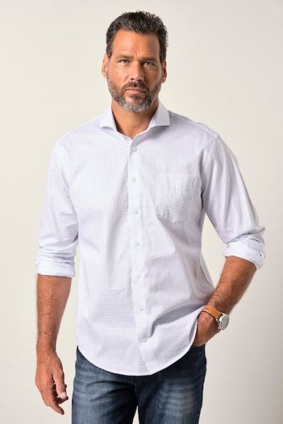 Veliki brojevi Košulja dugih rukava poslovna moda za punije