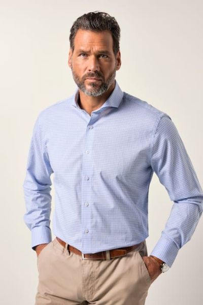 Veliki brojevi Košulja dugih rukava poslovna moda za punije