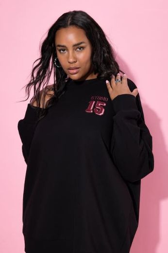 Plus size veliki brojevi Majica dugih rukava šireg kroja za punije