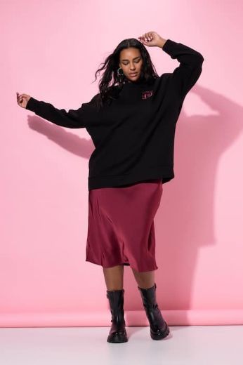 Plus size veliki brojevi Majica dugih rukava šireg kroja za punije